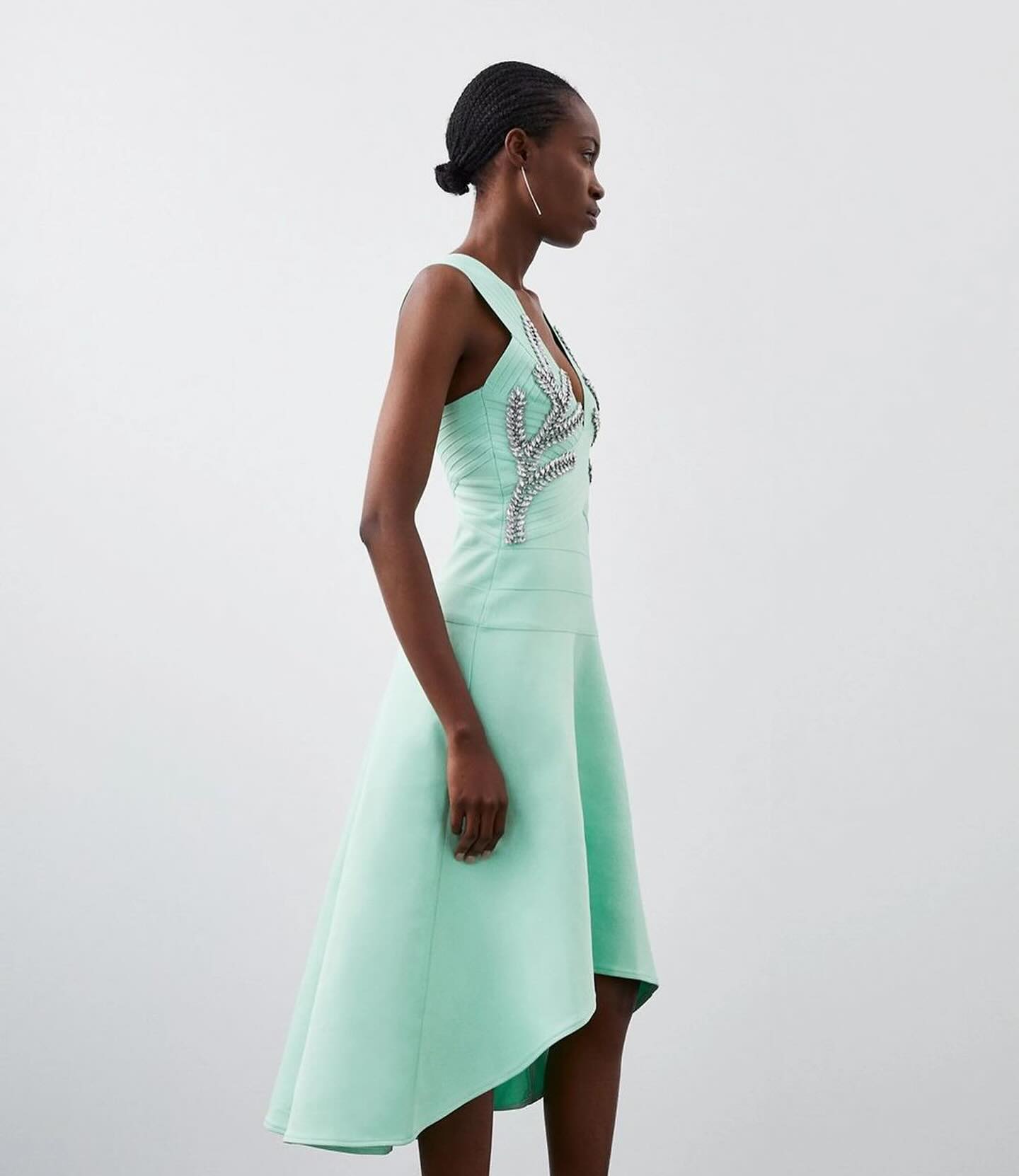 Women's sexy a-line midi dress